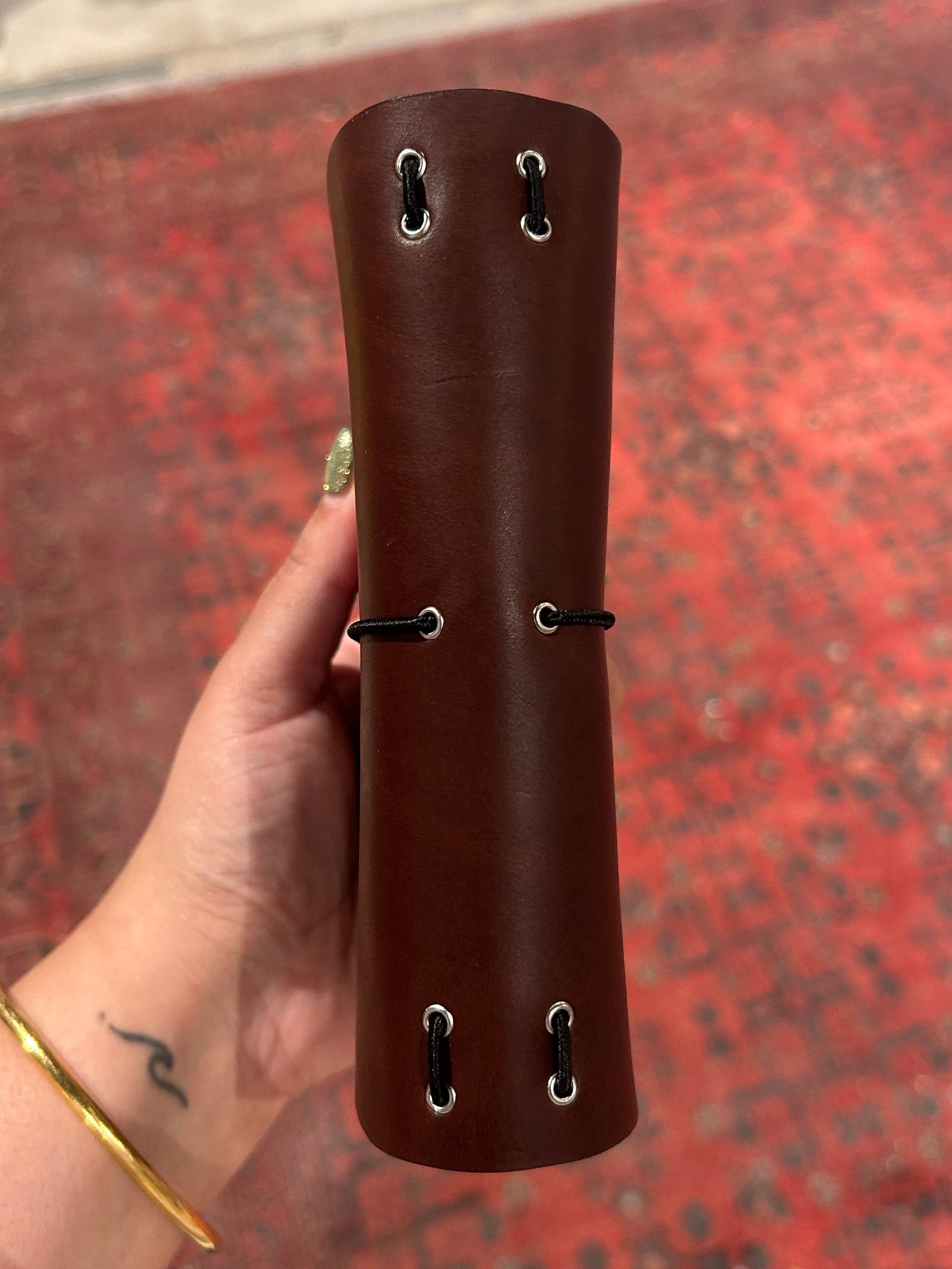 Chocolate Pocket Leather Trifold (A6)