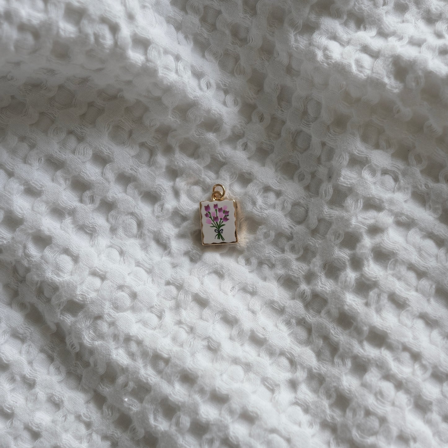 Violet Bouquet Charm