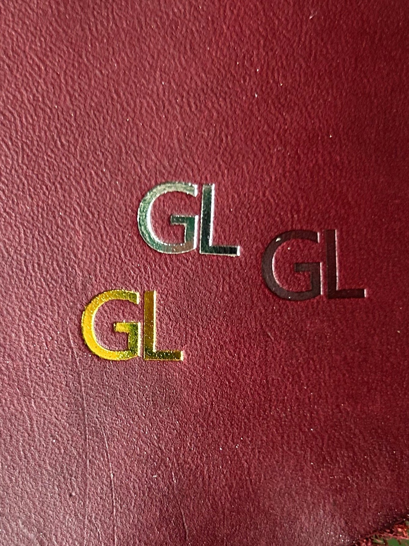 Aqua Field Leather Bifold (A6)