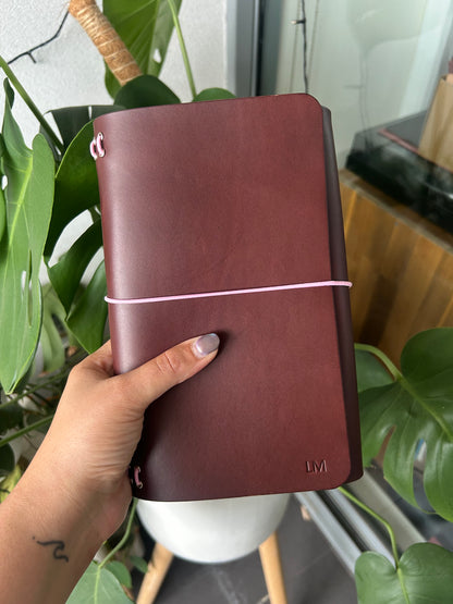 Chocolate Everyday Leather Trifold (A5)