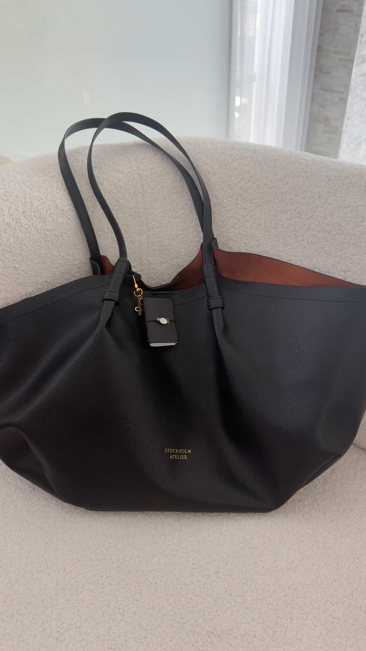 Zero Waste Mini Leather Journal Bag Charm