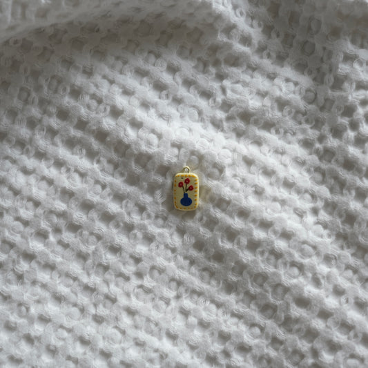 Poppy Vase Charm