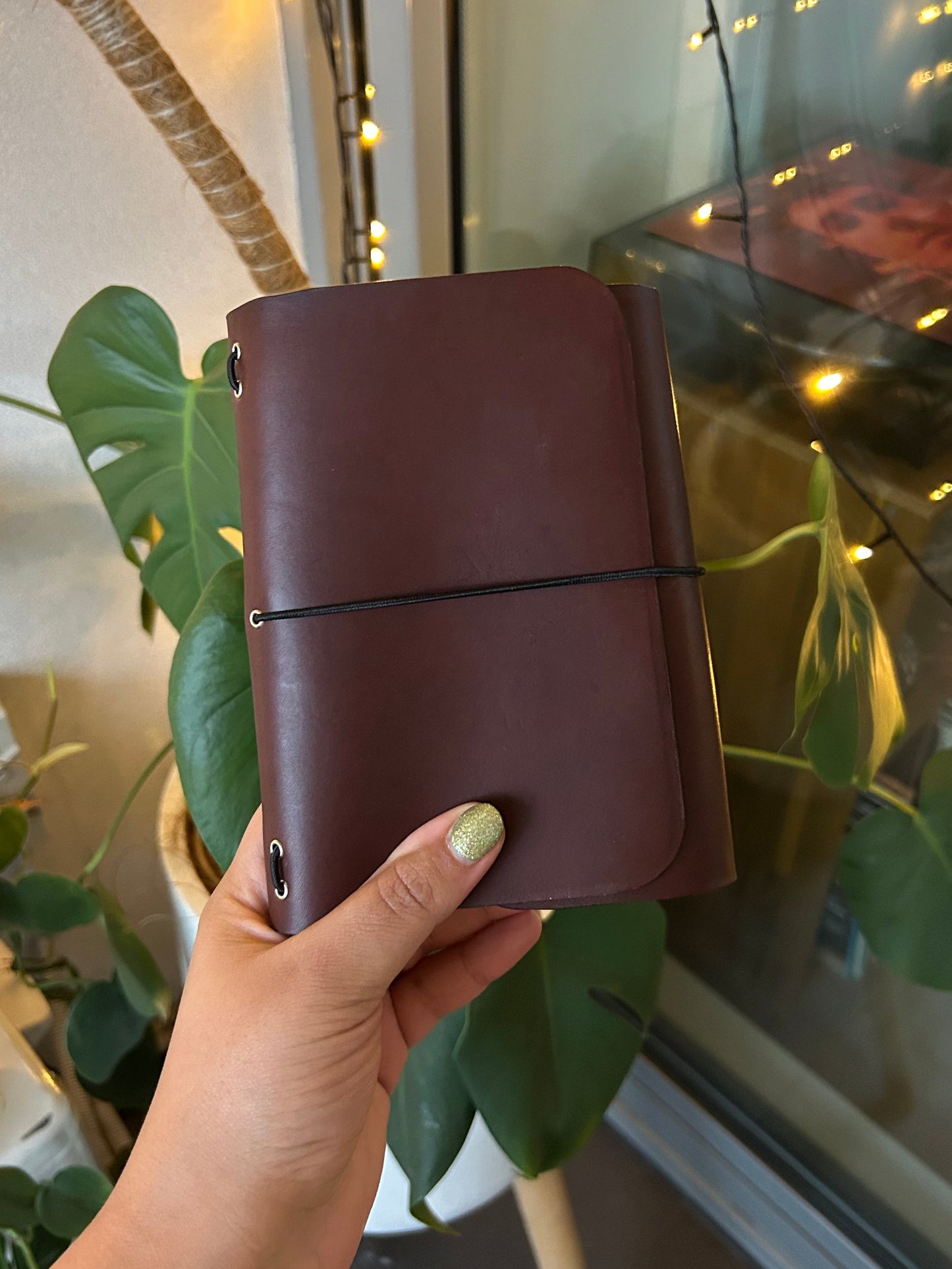 Chocolate Pocket Leather Trifold (A6)