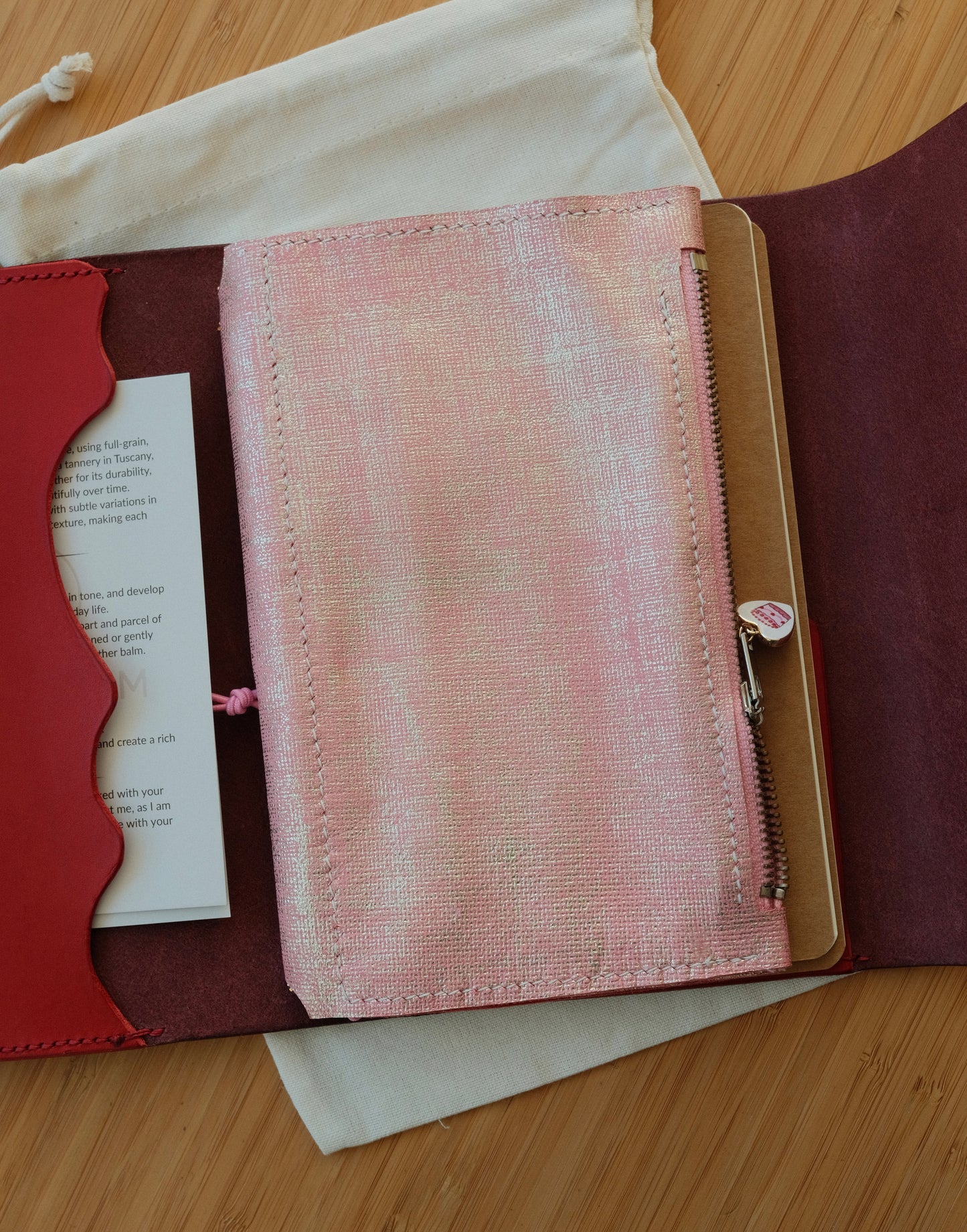 Everyday Pocket Leather Trifold (A5)