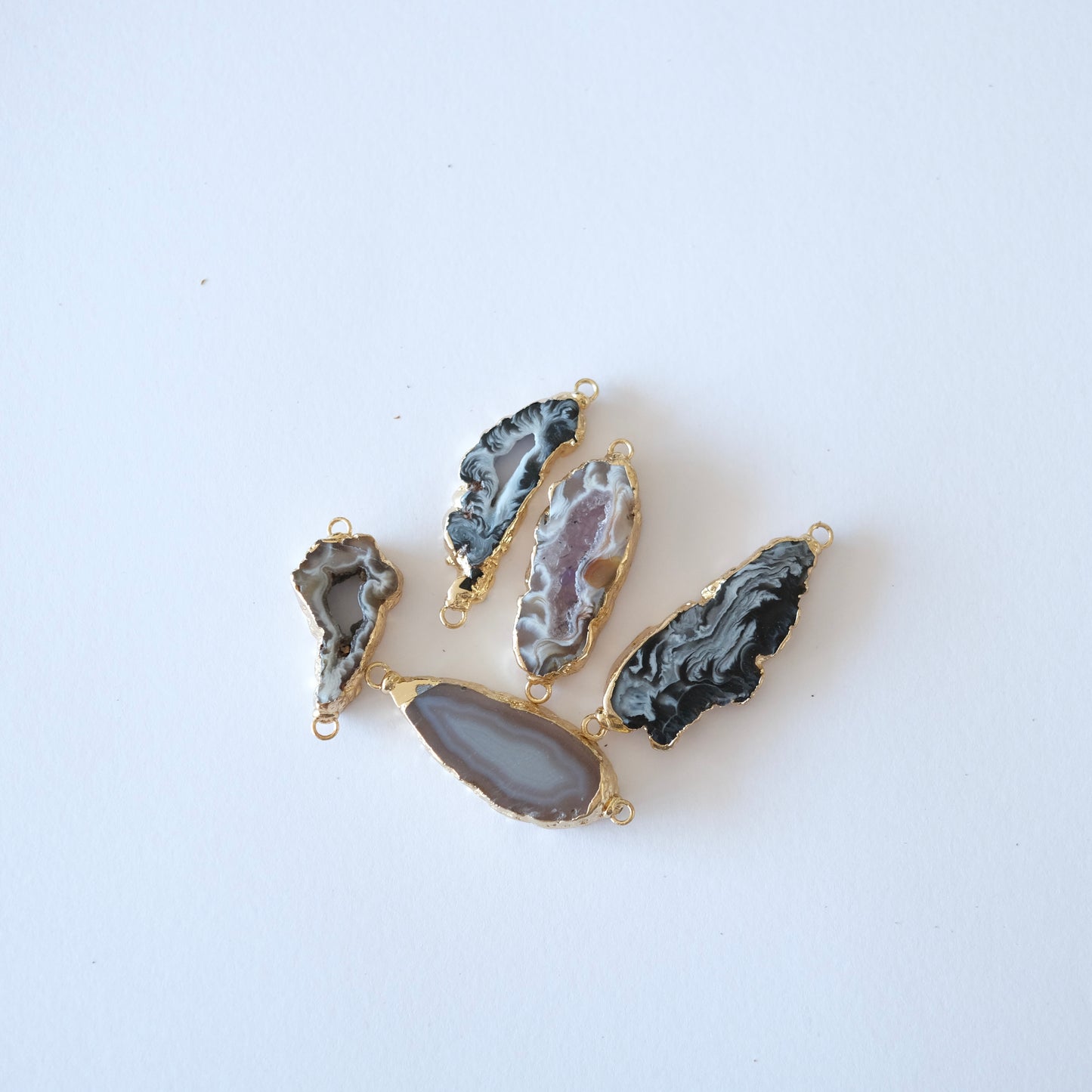 Stone & Shell Connector Charms