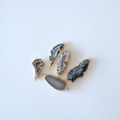 Stone & Shell Connector Charms