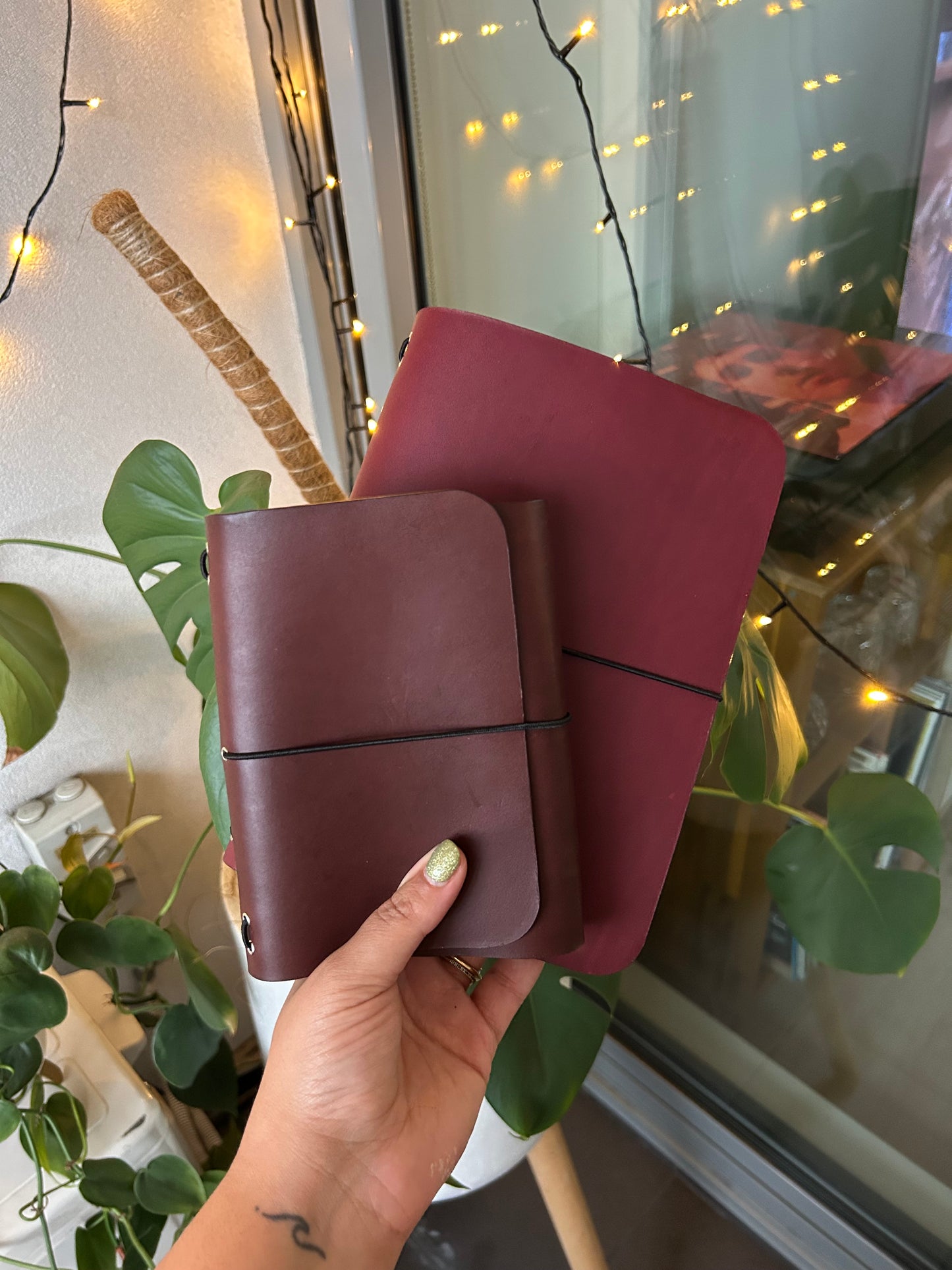 Chocolate Pocket Leather Trifold (A6) (PRE-ORDER)