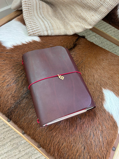 Chocolate Everyday Leather Trifold (A5)