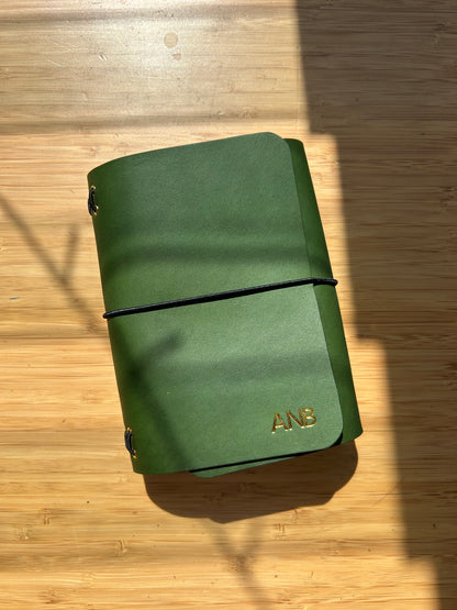 Forest Field Leather Trifold (A6)