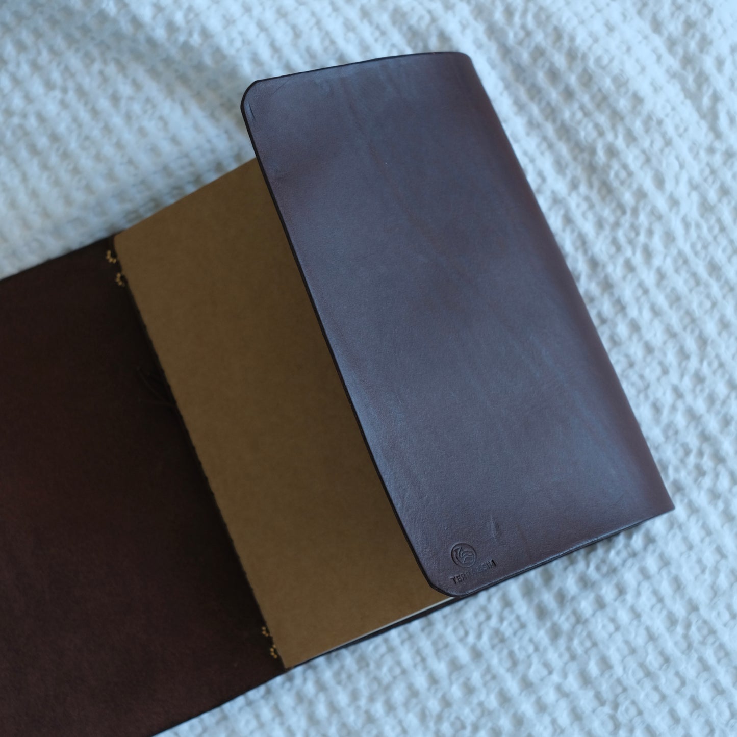 Everyday A5 Leather Trifold in Dark Brown - Ready to Ship