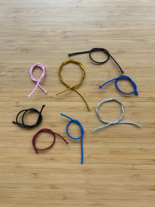 Elastic ribbon set
