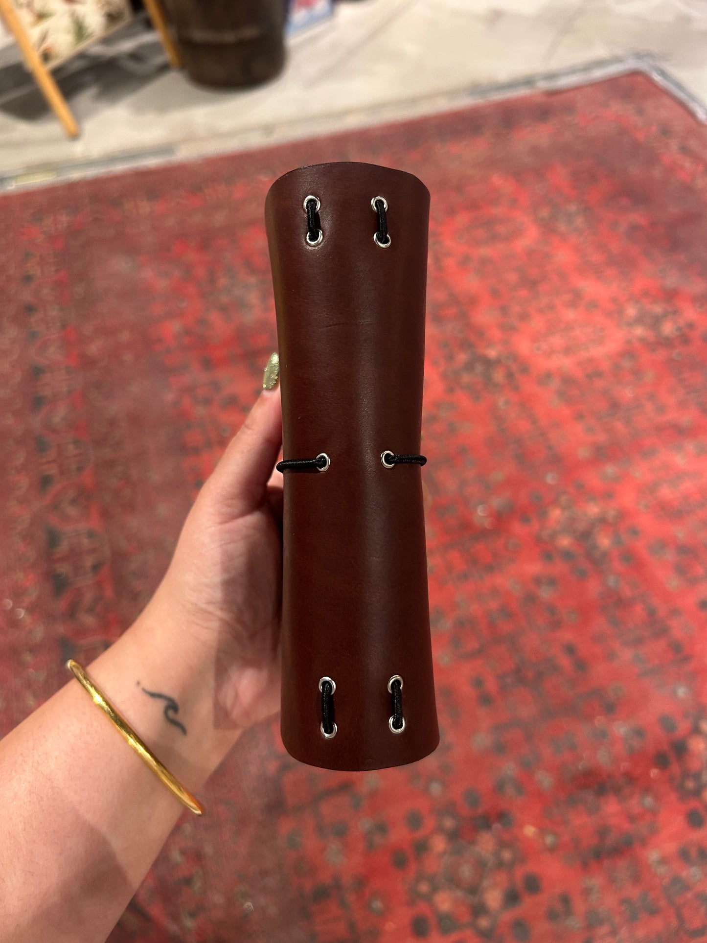 Chocolate Pocket Leather Trifold (A6) (PRE-ORDER)