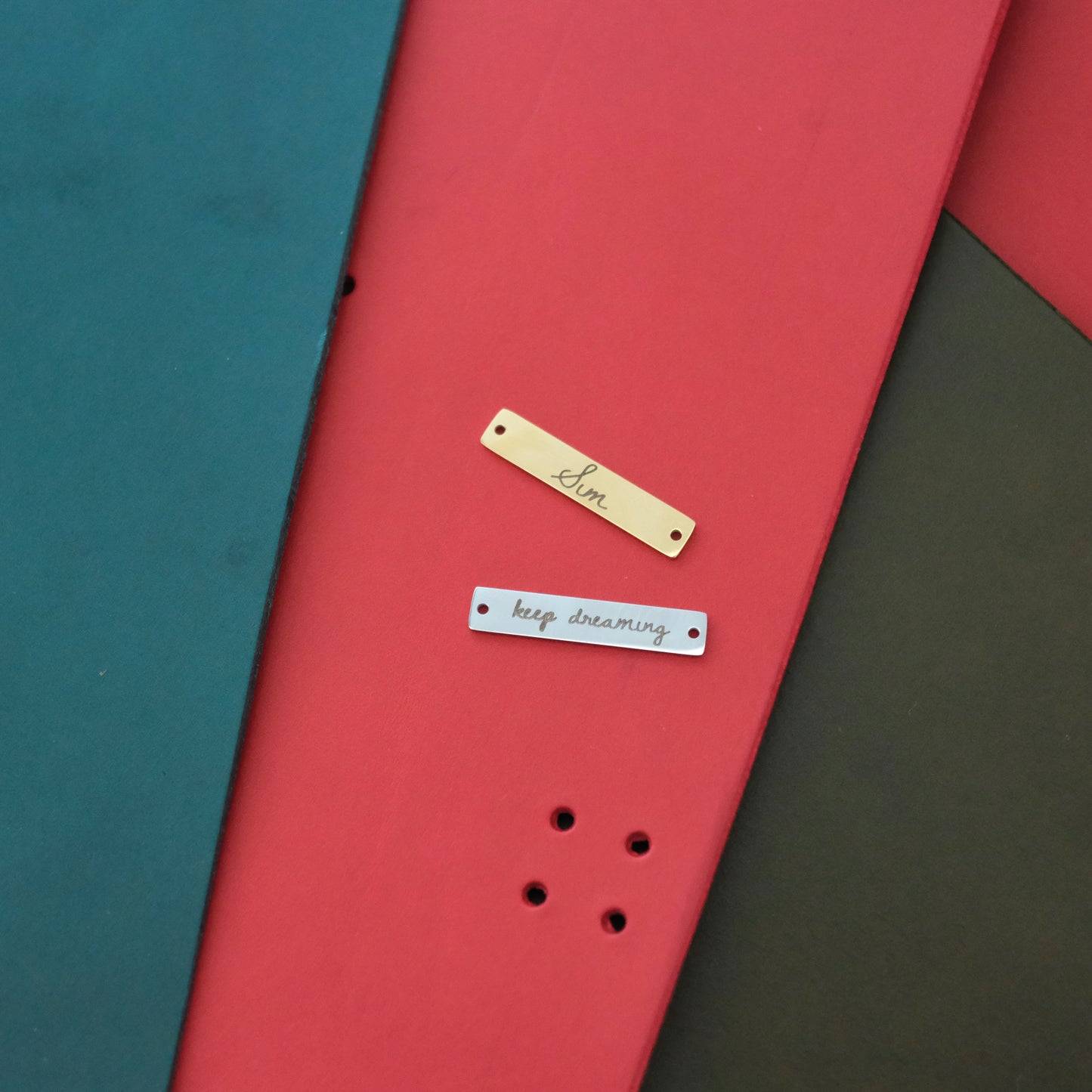 Personalised Flat Bar Charm