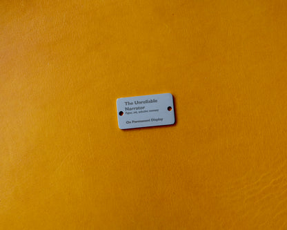 Personalised Gallery Placard Charm