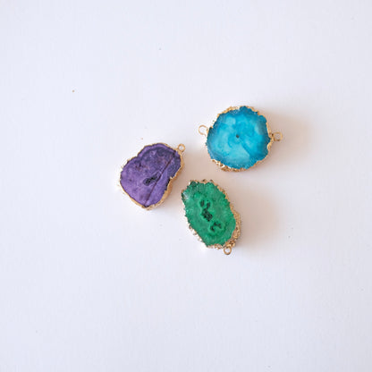 Stone & Shell Connector Charms