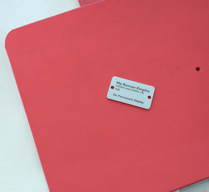 Personalised Gallery Placard Charm