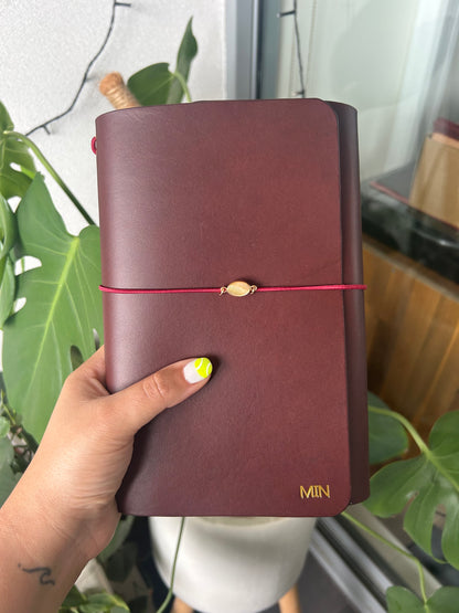 Chocolate Everyday Leather Trifold (A5)