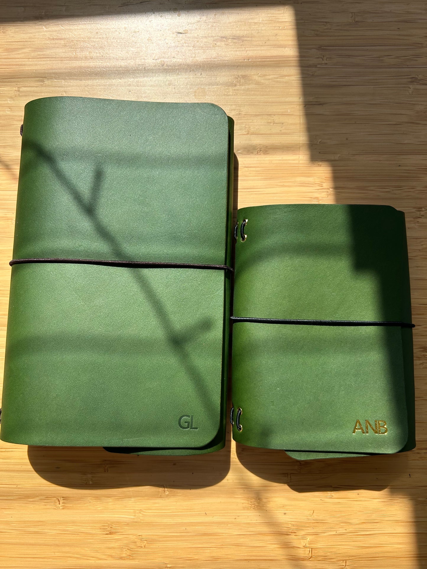 Forest Field Leather Trifold (A6)