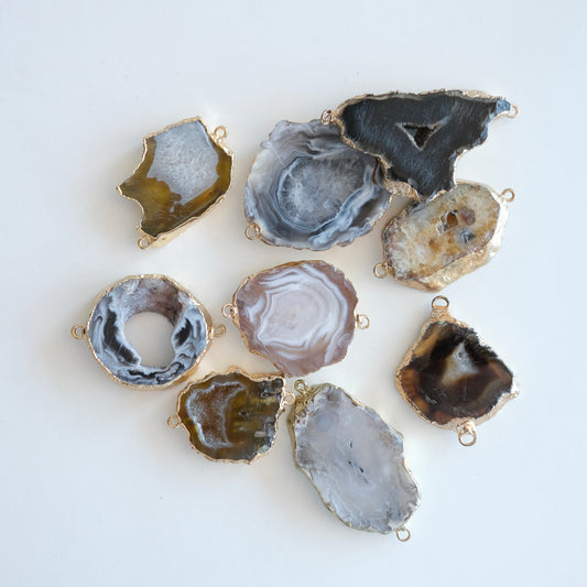 Stone & Shell Connector Charms