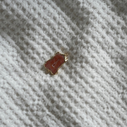 Amber Agate Slice Charm No. 3