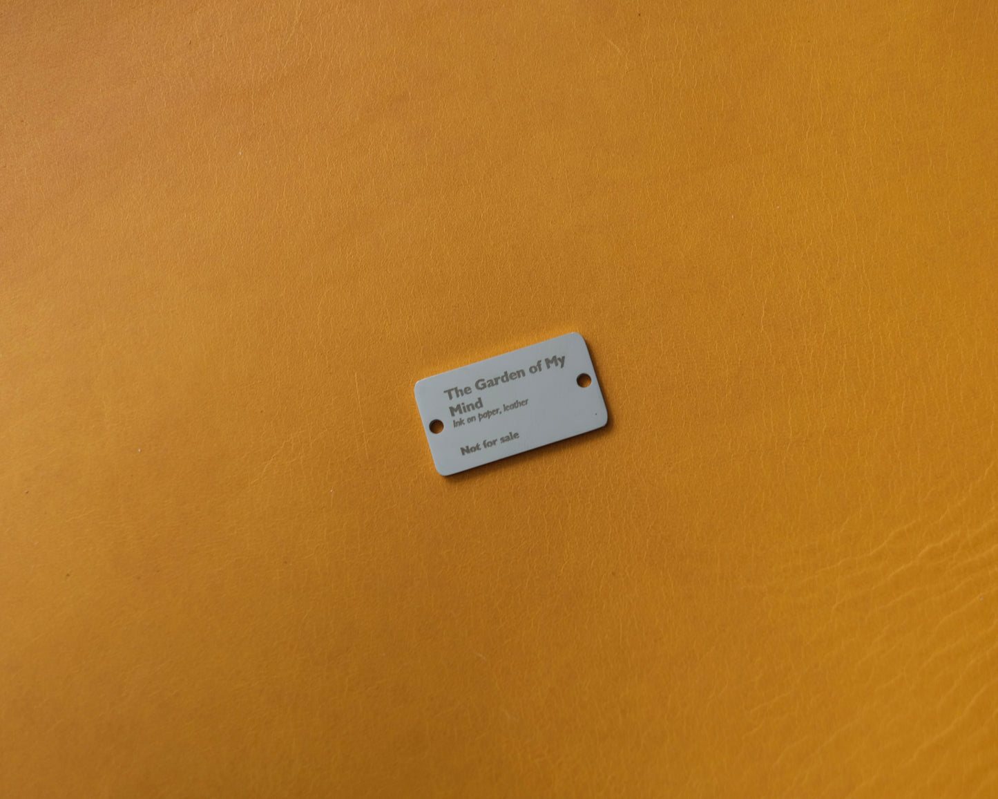 Personalised Gallery Placard Charm