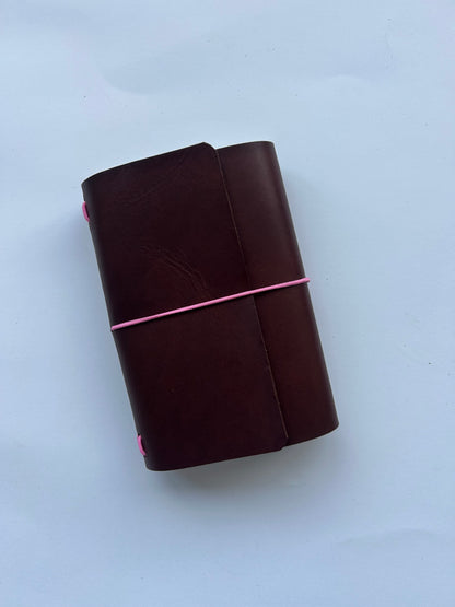 SAMPLE - Chocolate Pocket Leather Trifold