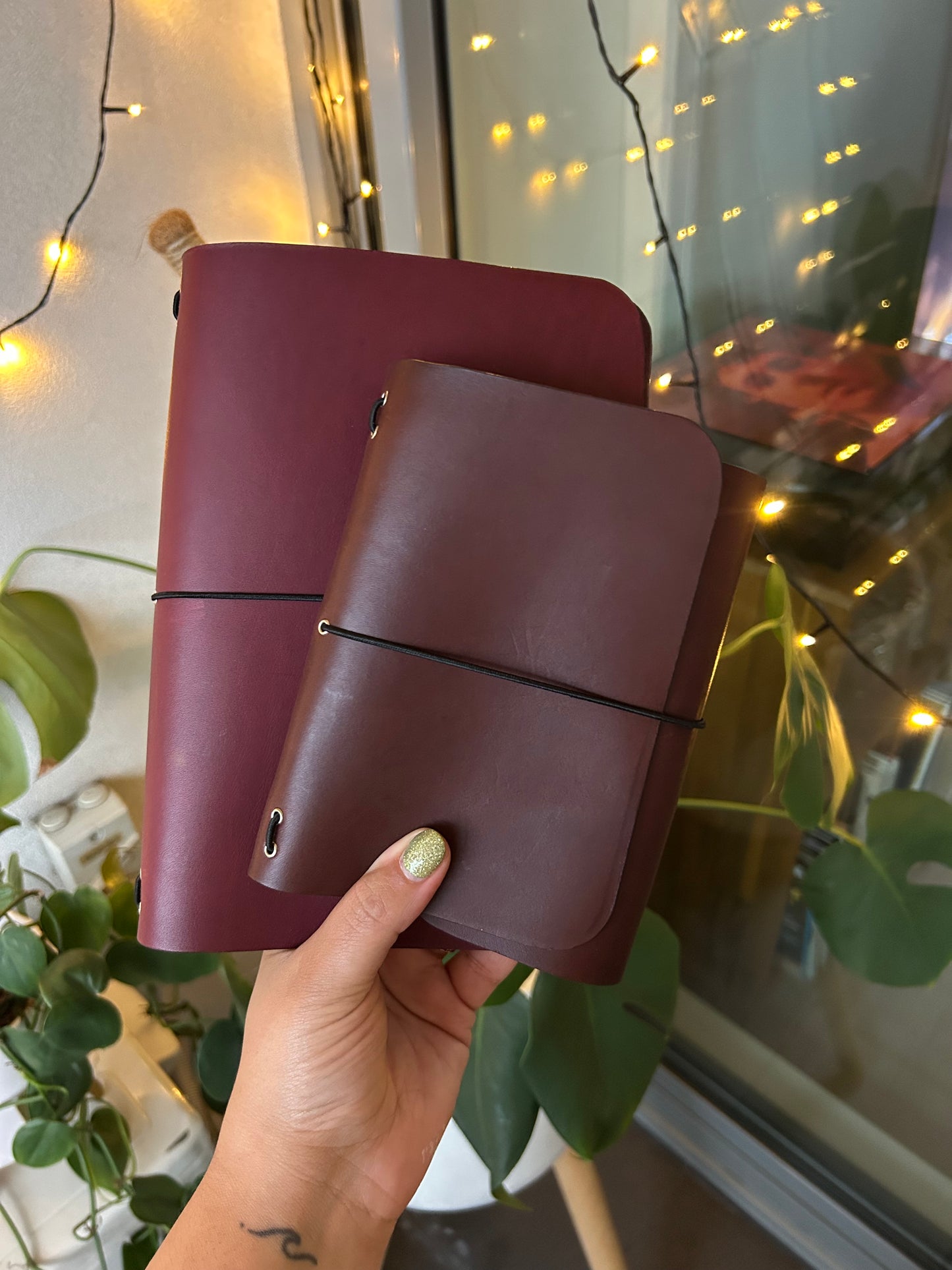 Chocolate Pocket Leather Trifold (A6)