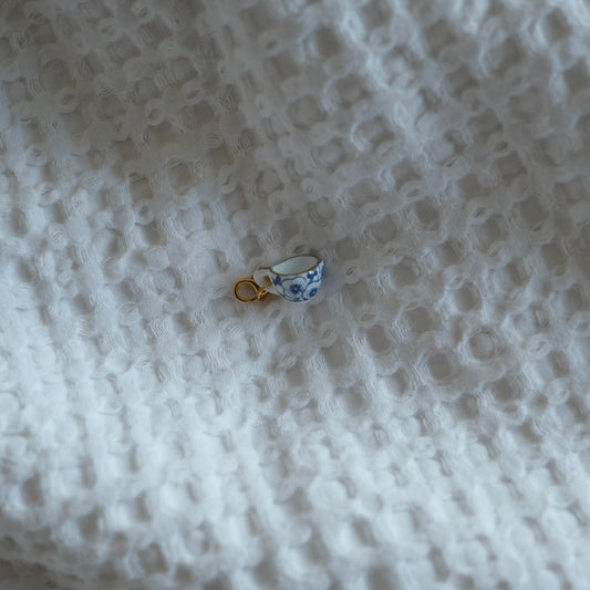Blue Teacup Charm