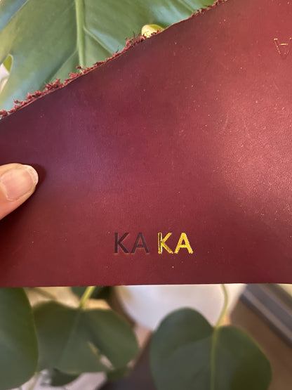 Onyx Everyday Leather Trifold (A5)